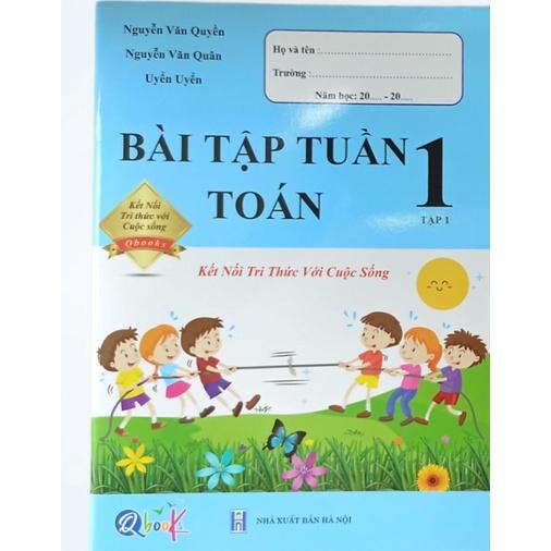 Sách - Combo Bài Tập Tuần Toán lớp 1