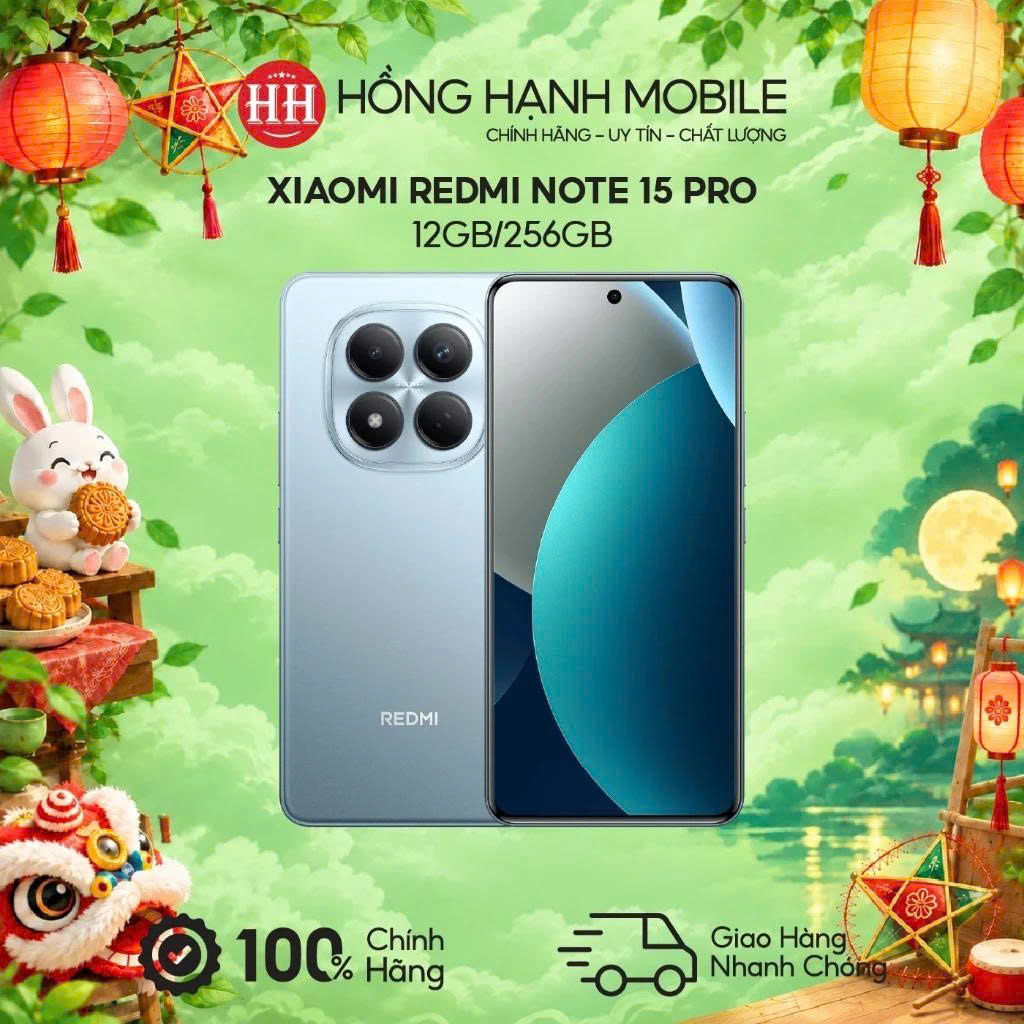 Điện Thoại Xiaomi Redmi Note 15 Pro 12GB/256GB - Hàng Chính Hãng