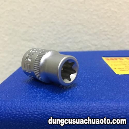 Bộ khẩu E 34 chi tiết CHUYÊN DỤNG vặn các loại bulong, ốc vít ĐẶC BIỆT