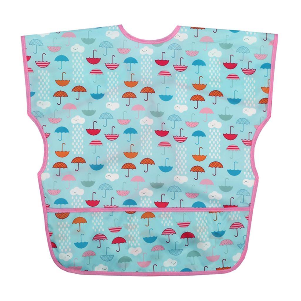 Sleevless Drooling Teething Waterproof Bib for Baby Toddlers