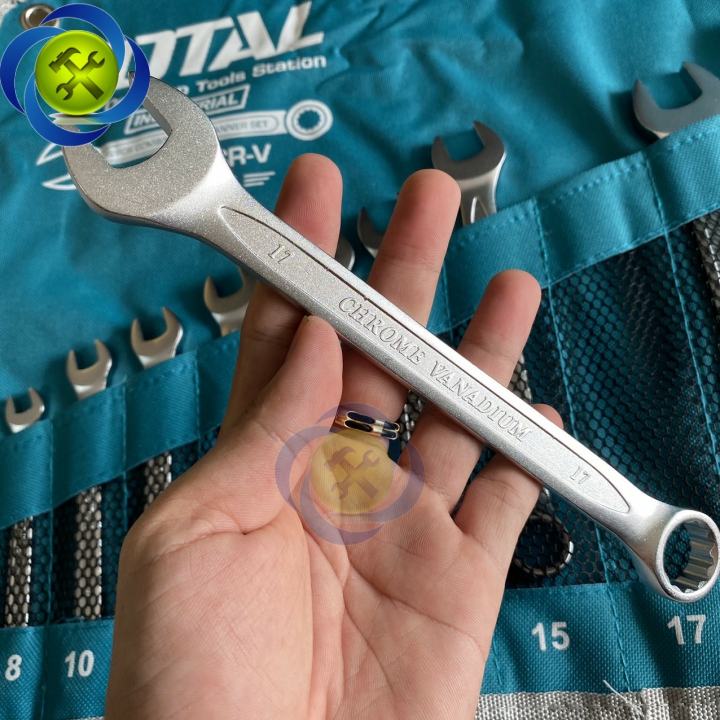 Bộ cờ lê vòng miệng 12 chi tiết (6-24mm) Total THT1022121