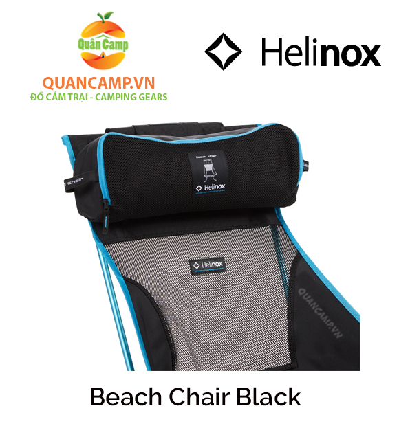 Ghế dã ngoại xếp gọn Helinox Beach Chair Black