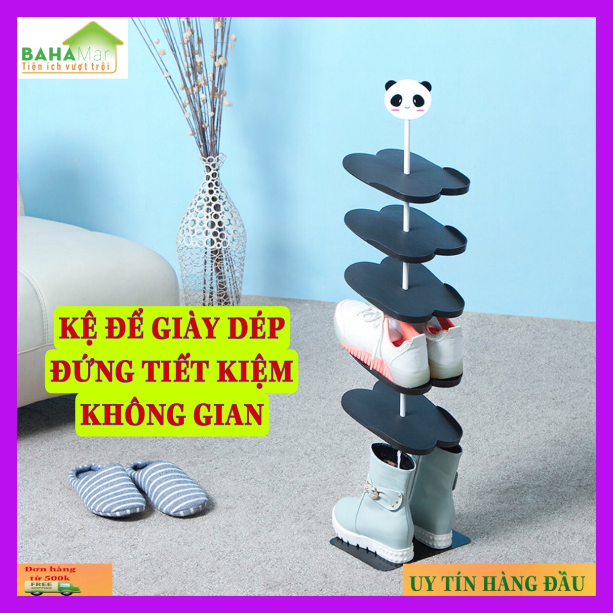 KỆ ĐỂ GIÀY DÉP ĐỨNG TIẾT KIỆM KHÔNG GIAN "BAHAMAR" Kệ để giày dép đứng di động, tiết kiệm không gian để giày dép có thể dùng trang trí tạo sinh động cho ngôi nhà