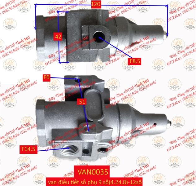 Van điều tiết số phụ 9 số-12số