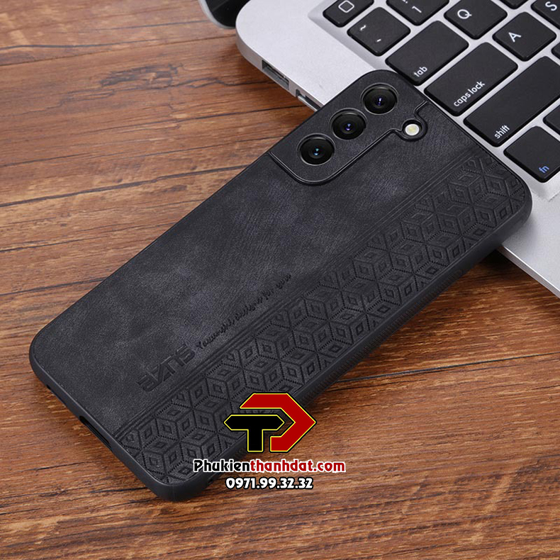 Ốp lưng da cho SamSung Galaxy S21 FE chính hãng AZNS viền mềm, chống sốc, chống bám vân tay, nâng tầm đẳng cấp - Hàng chính hãng