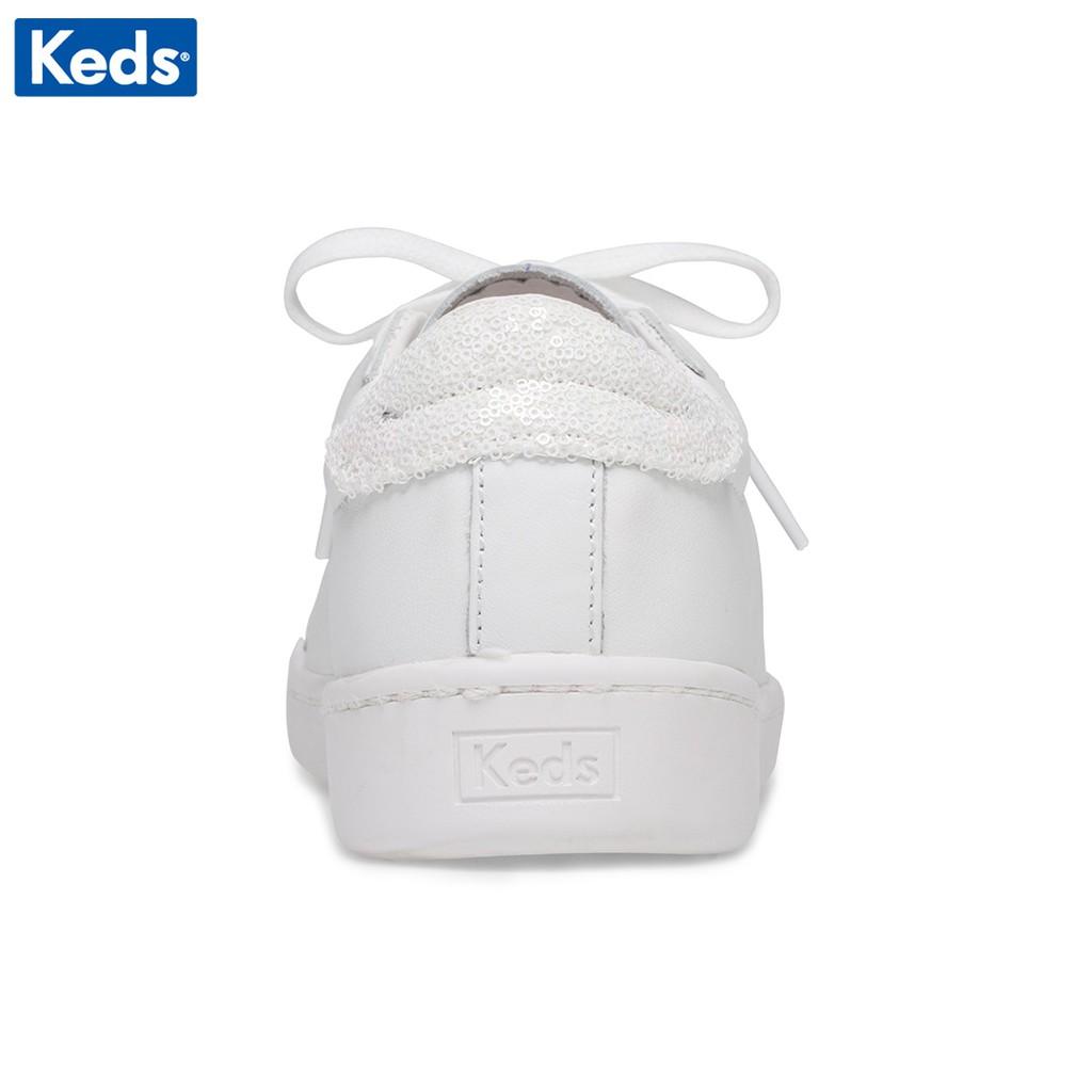 Giày Keds Nữ - Ace Leather Charm White - KD060707