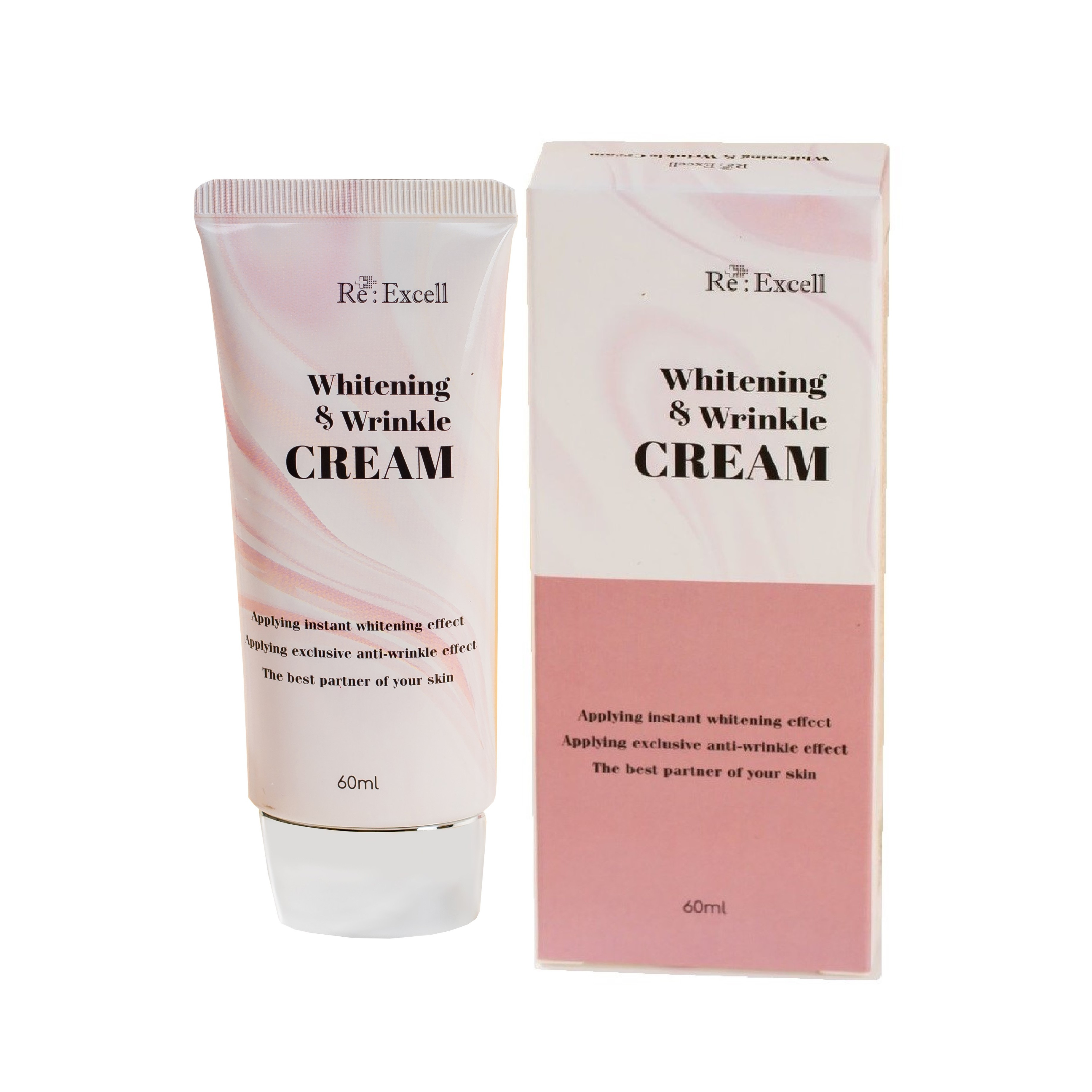 Kem dưỡng trắng chống nhăn Re:Excell Whitening &amp; Wrinkle Cream - Kem dưỡng da ban ngày R&amp;B Việt Nam phân phối độc quyền sản phẩm nhập khẩu chính ngạch Hàn Quốc, 60ml