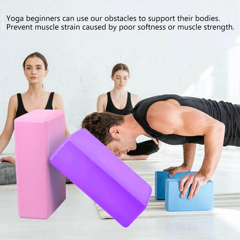 Gạch Tập Yoga,Yoga Blocks,Gối Tập Yoga Xốp Cao Cấp Eva Cứng gấp 3 lần loại gạch tập thông thường Nặng 200g (1 Viên)