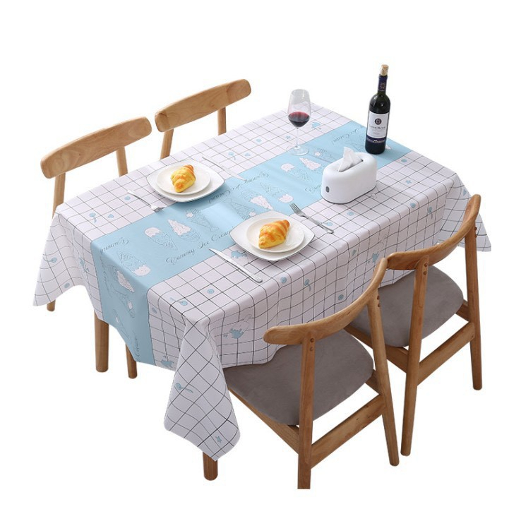 Khăn Trải Bàn Chống Thấm Nước Họa Tiết Độc Đáo, Tấm Lót Decor Bàn Ăn Kẻ Caro Nhiều Kích Thước Chính Hãng TOKDODO