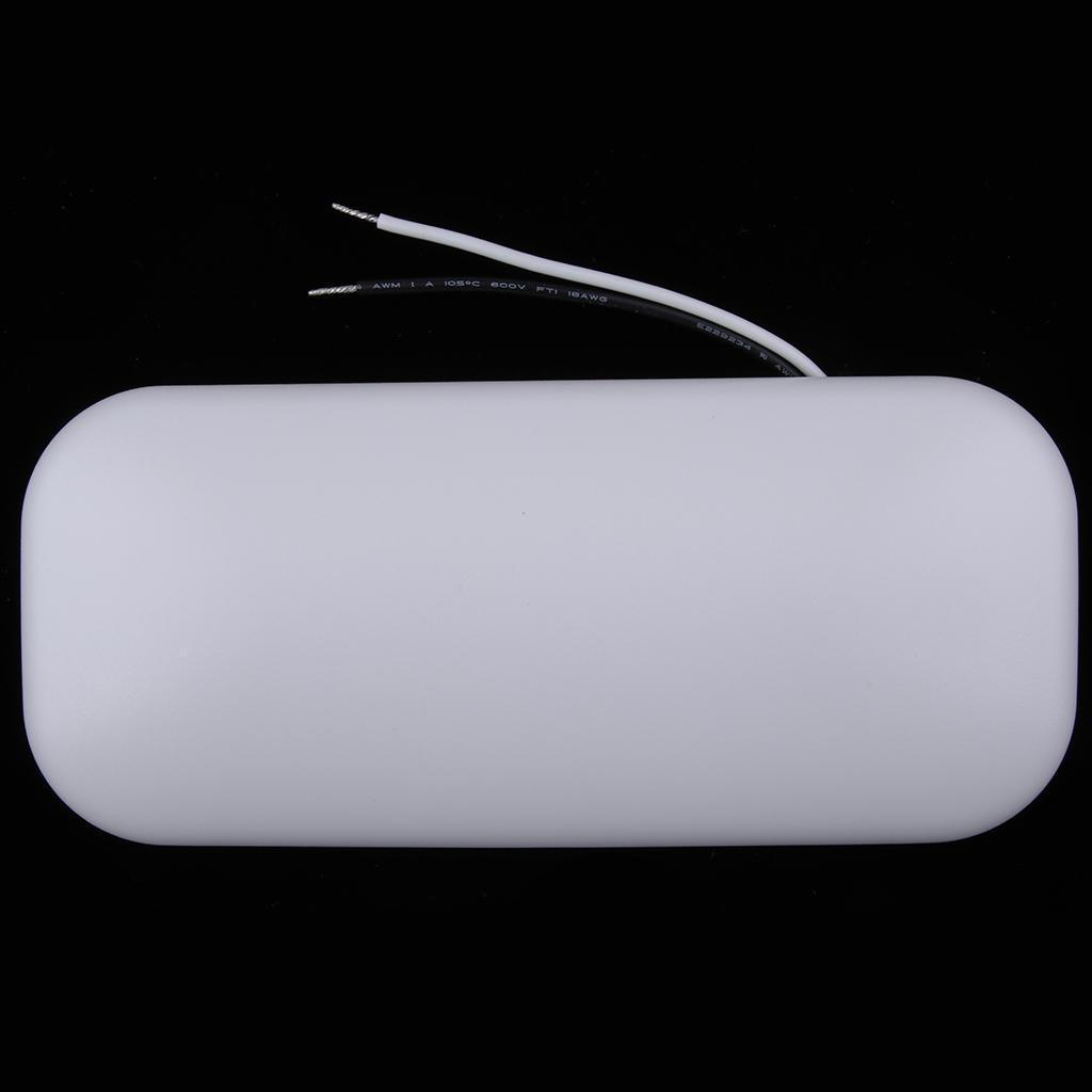 Interior LED Ceiling Light RV Boat Marine Dome 12V 500LM 6000K Surface Mount