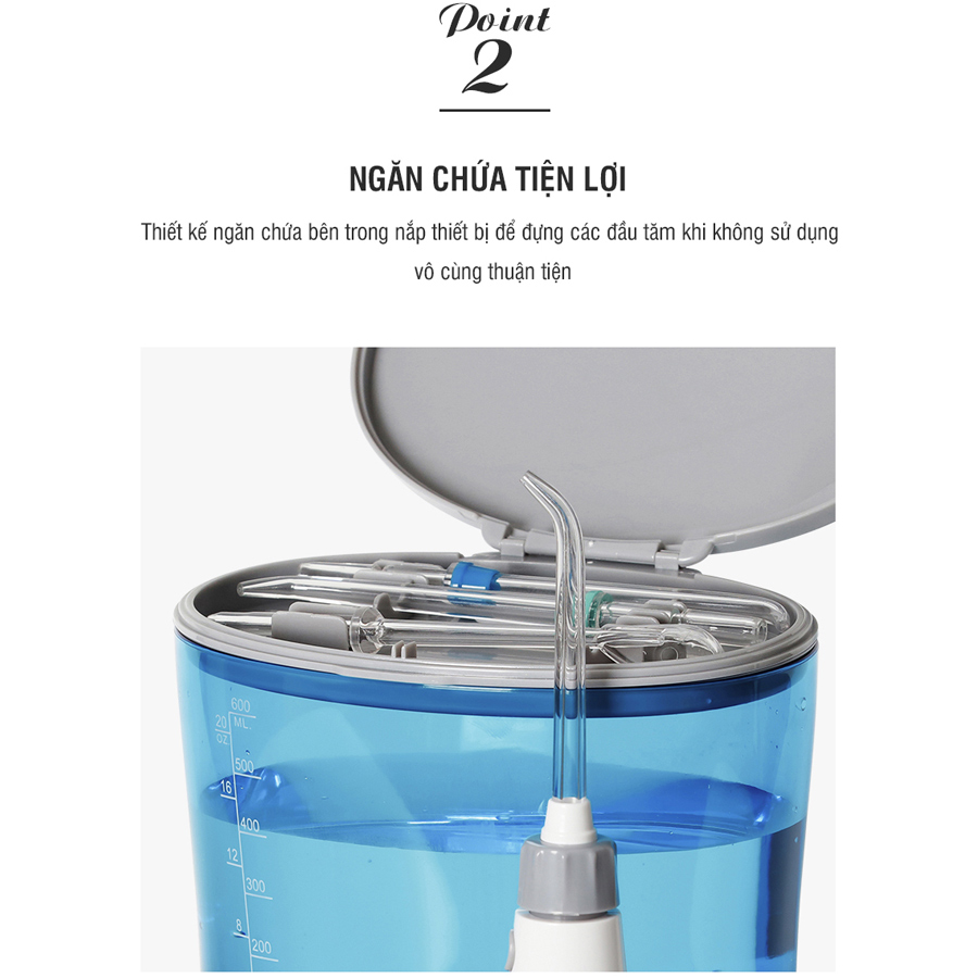 Máy Tăm Nước Lock Lock Oral Irrigator ENR111BLU - Màu Xanh Dương