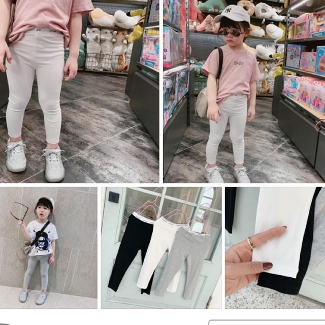  Quần legging hè chất mát chuẩn phong cách Hàn Quốc cho bé gái