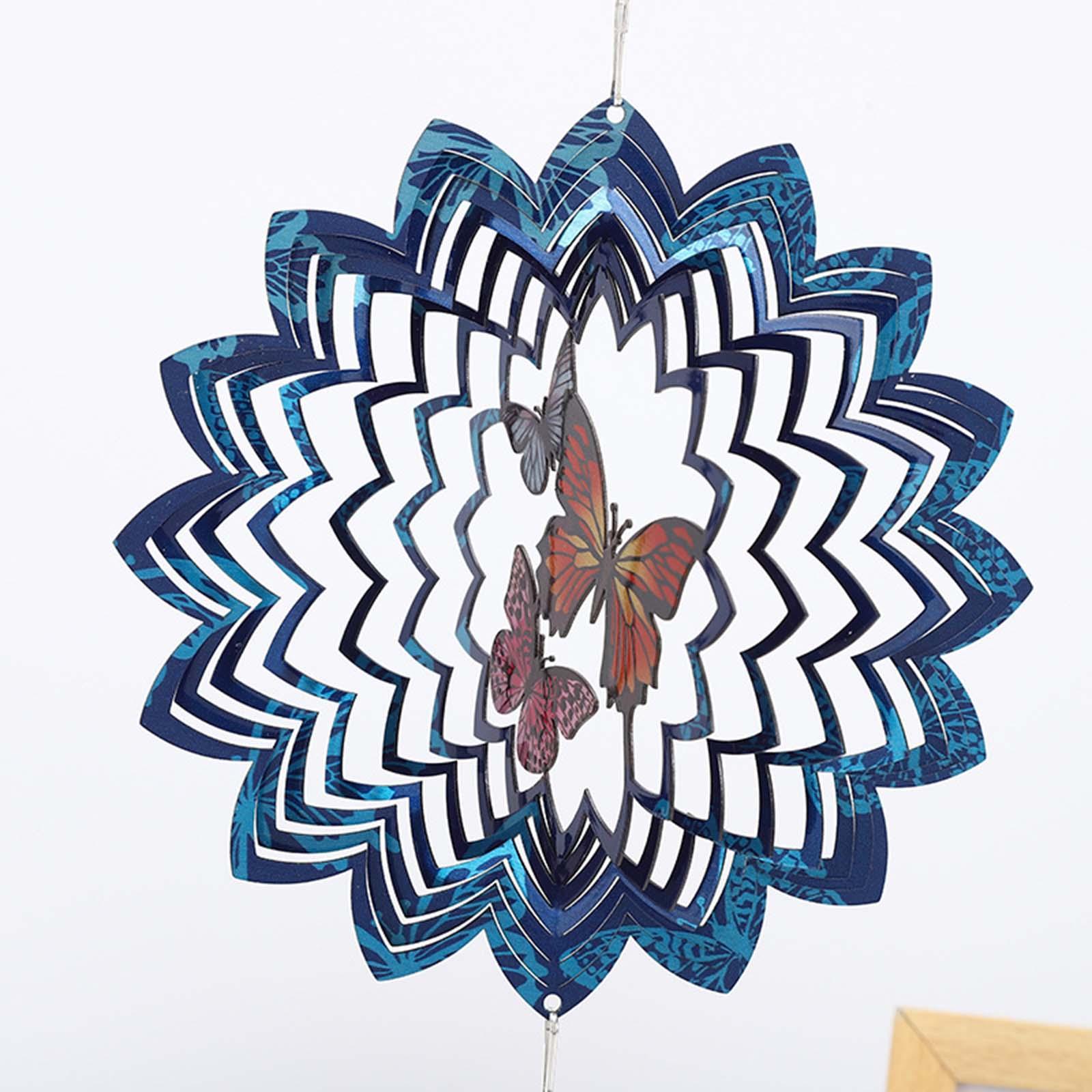 2x Stainless Wind Indoor/Outdoor Garden Balcony Ornaments