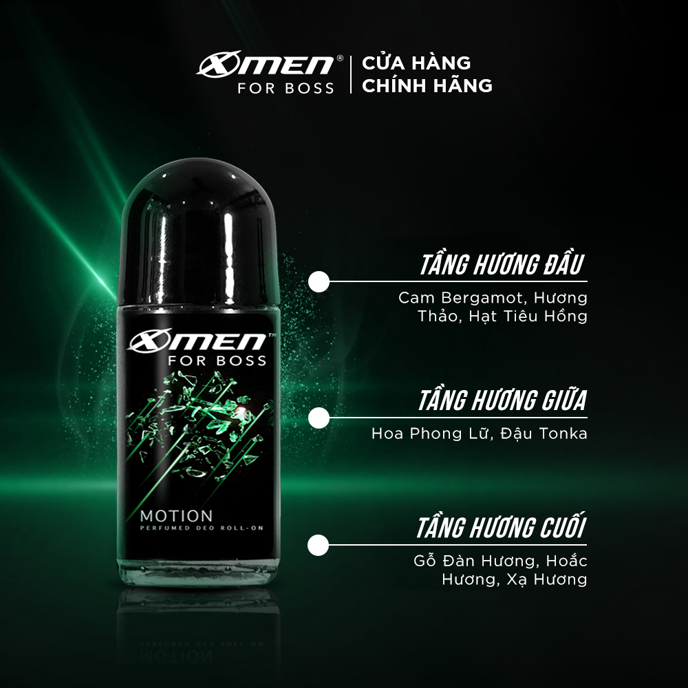 Combo 2 Lăn khử mùi X-Men For Boss 50ml Motion