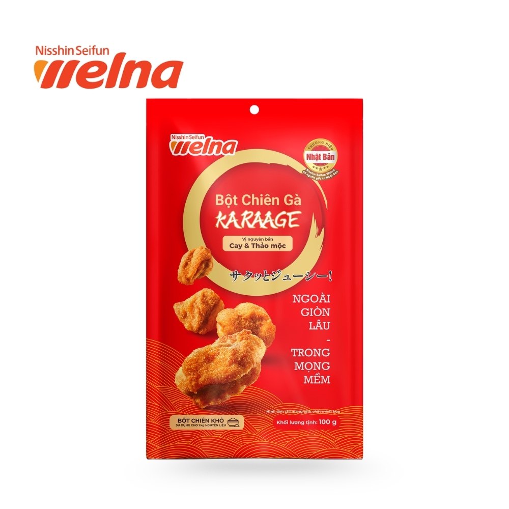 Bột Chiên Gà Karaage Gói 100g - Nisshin Seifun Welna