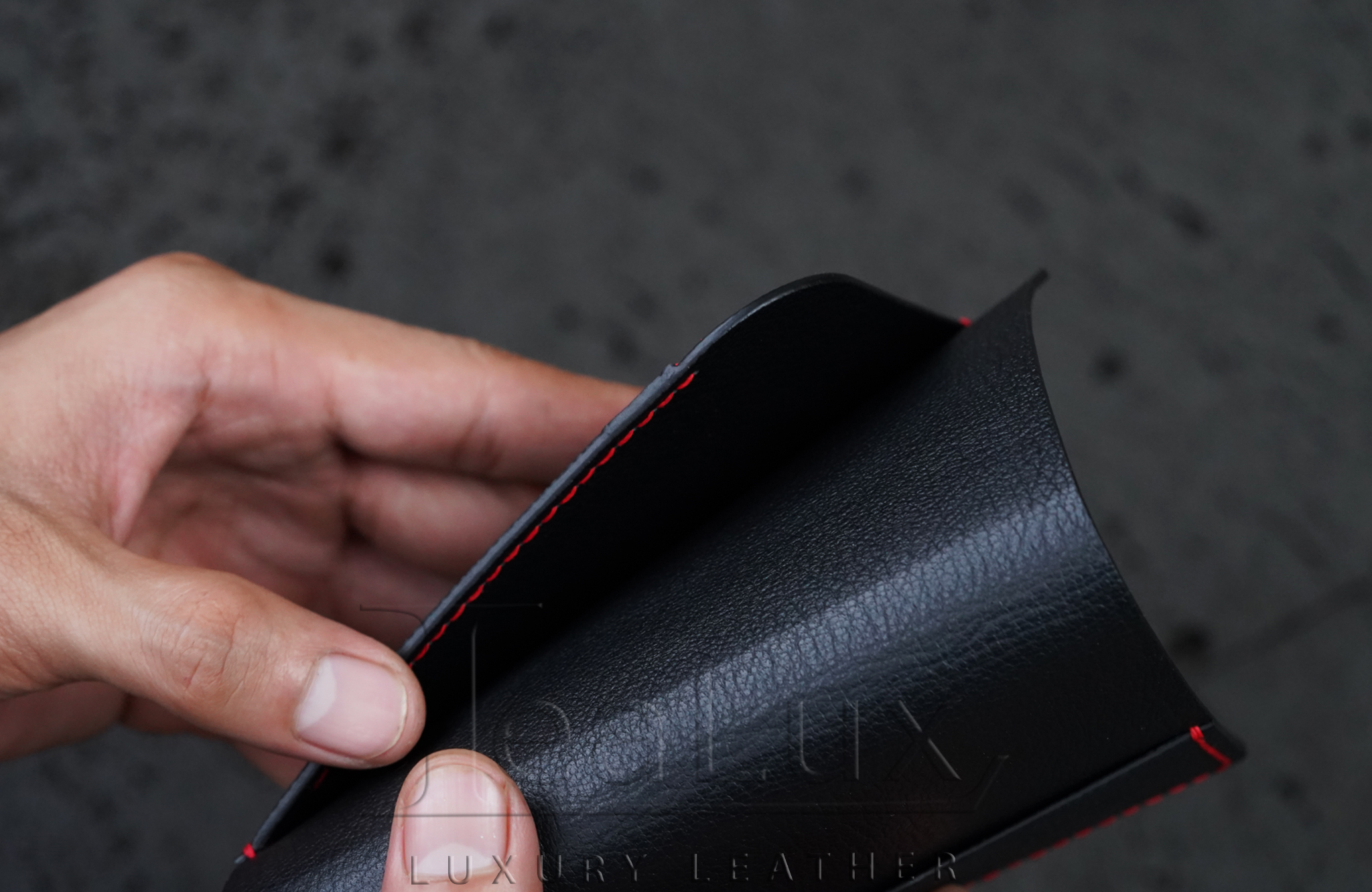 Ví Đựng Hộ Chiếu Da Epsom Handmade Lealux Passport Wallet