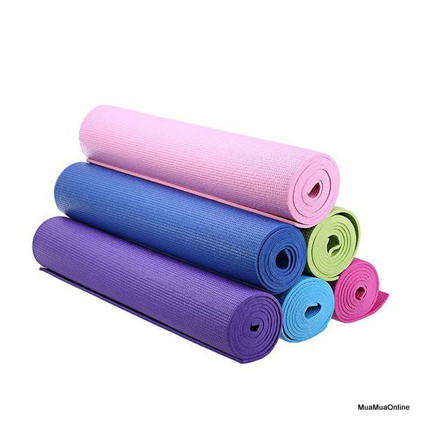 Thảm Tập Yoga 2 Lớp PVC 173x61x0,5 Cm Hàng Cao Cấp