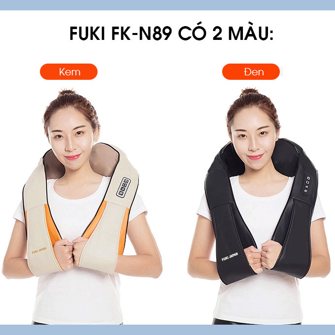 Máy massage vai lưng cổ Shiatsu FUKI FK-N89