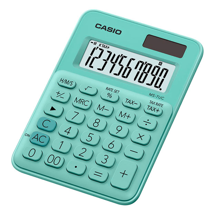 Máy Tính Để Bàn Casio Ms7Uc - Gn - Xanh Ngọc
