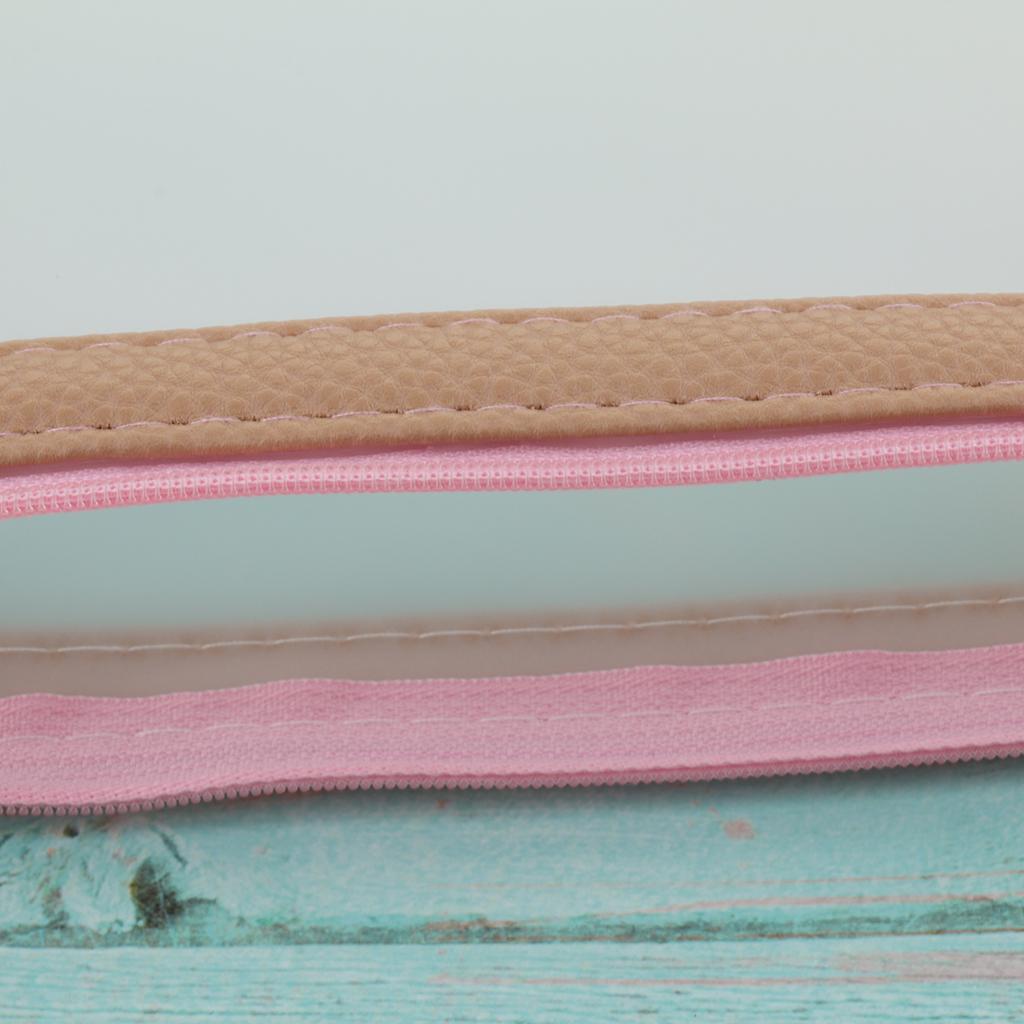 Modern Zipper Pen Bag Pencil Case Cosmetic Pouch Brush Storage Bag