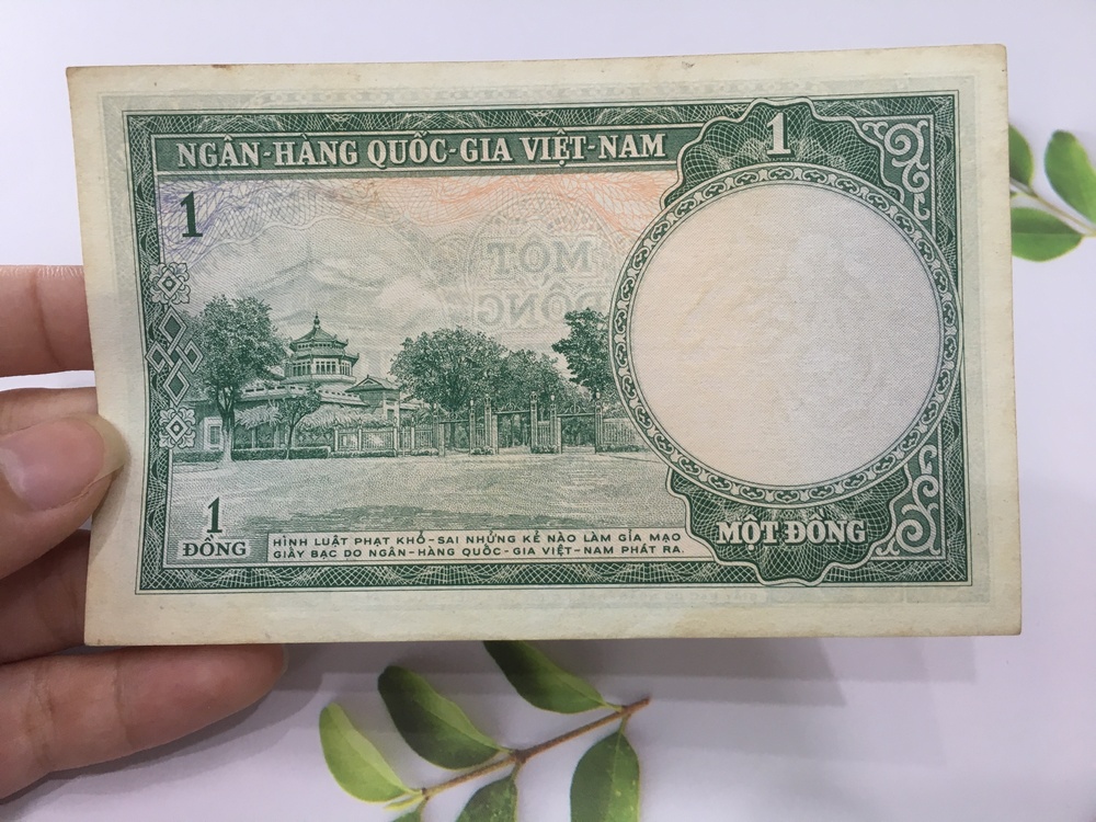 1 đồng Thảo Cầm Viên Sài Gòn, mới đẹp như hình, tặng phơi nylon bảo vệ tiền