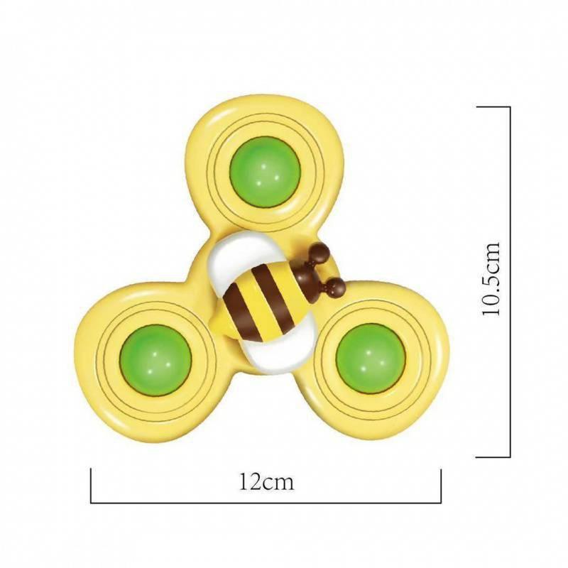 Hình ảnh Set 3 con quay spinner, chong chóng dính tường, âm thanh vui nhộn cho bé