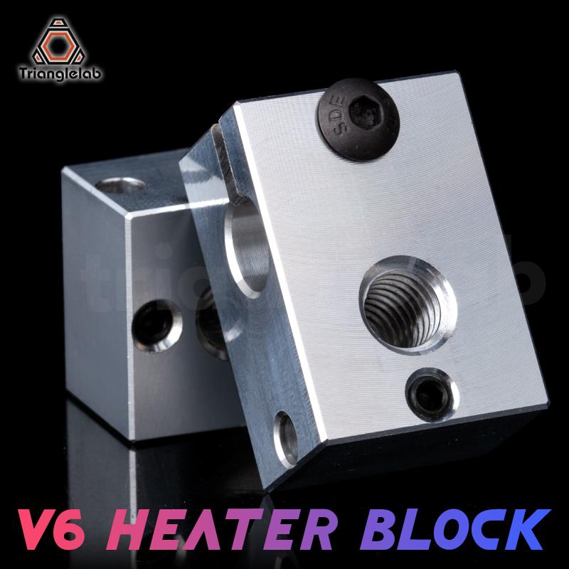 Trianglelab 3D Máy in Bộ phận V6 Khối nóng cho hộp mực cảm biến cho V6 Máy đùn Hotend cho cảm biến PT100 cho V6 Hotend