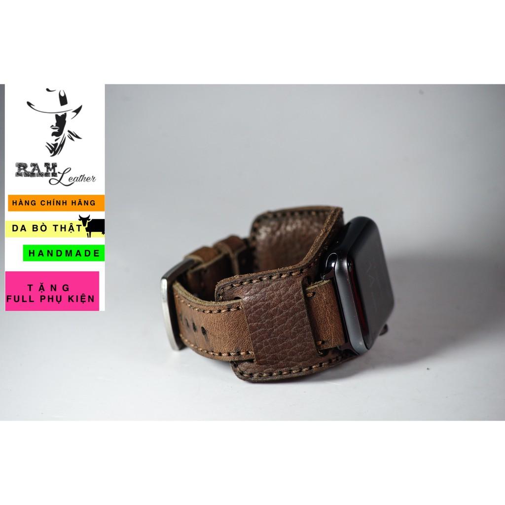 Dây đồng hồ da bò handmade - RAM 1951 + B2