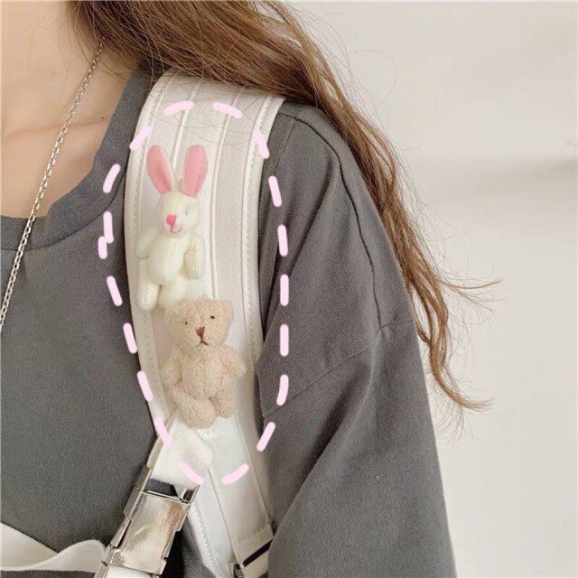 Huy Hiệu/ Ghim Cài Áo, Balo, Nón Hình Gấu Bông Teddy - Thỏ Bông Hoạt Hình Dễ Thương, Phụ Kiện Nổi Bật