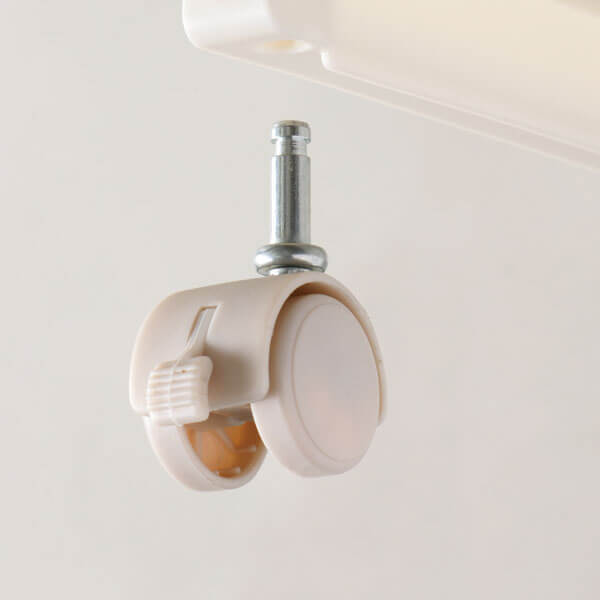 TENMA Bánh Xe Nhựa JAPAN QUALITY, Có Nút Chặn, Kết Hợp Với Thùng Rác, Hộp Lưu Trữ