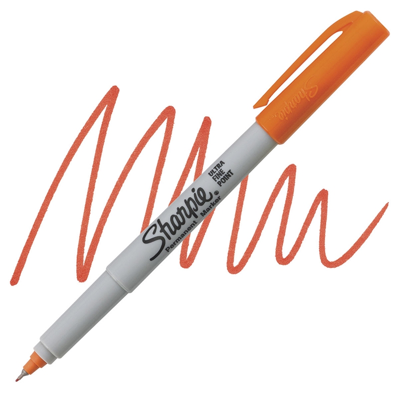 Bộ 2 Bút Lông Dầu Sharpie Ultra Fine 37126 - Cam