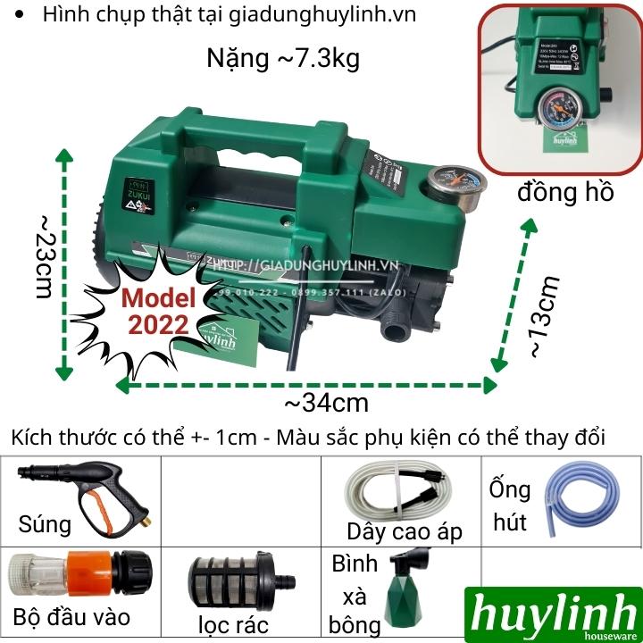 Máy xịt rửa xe gia đình tự hút nước Zukui Z40 - 2400W - Hàng chính hãng