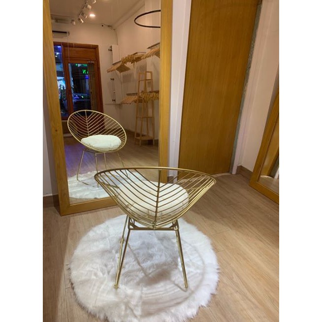 Thảm lông tròn chụp ảnh - Màu Trắng