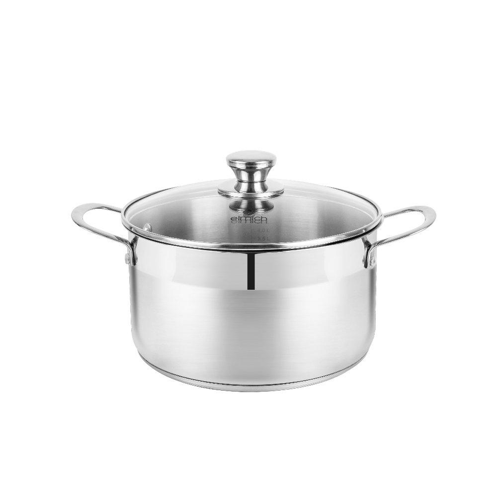 Bộ nồi Inox 304 Elmich Max A EL-3851 size 16, 20, 24cm