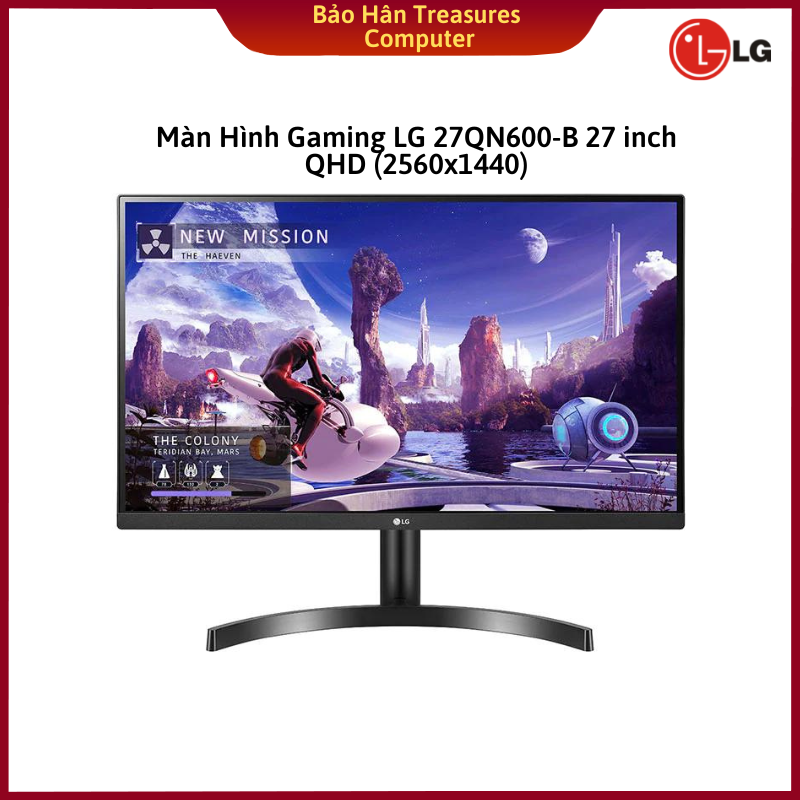 Màn Hình Gaming LG 27QN600-B 27 inch QHD (2560x1440) 75Hz / HDR / IPS / AMD FreeSync - Hàng Chính Hãng