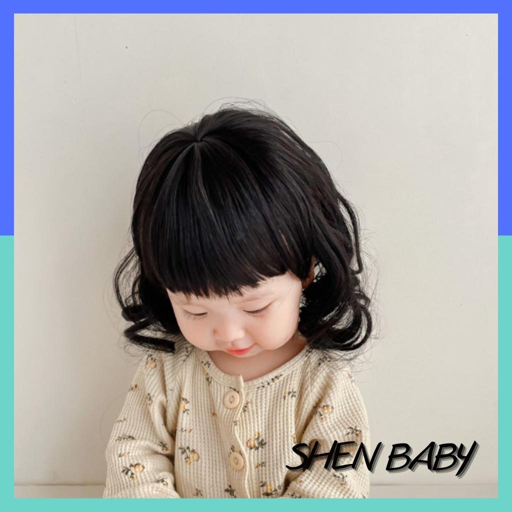 Bộ tóc giả đội đầu siêu dễ thương cho bé gái TG01 Mimo Baby