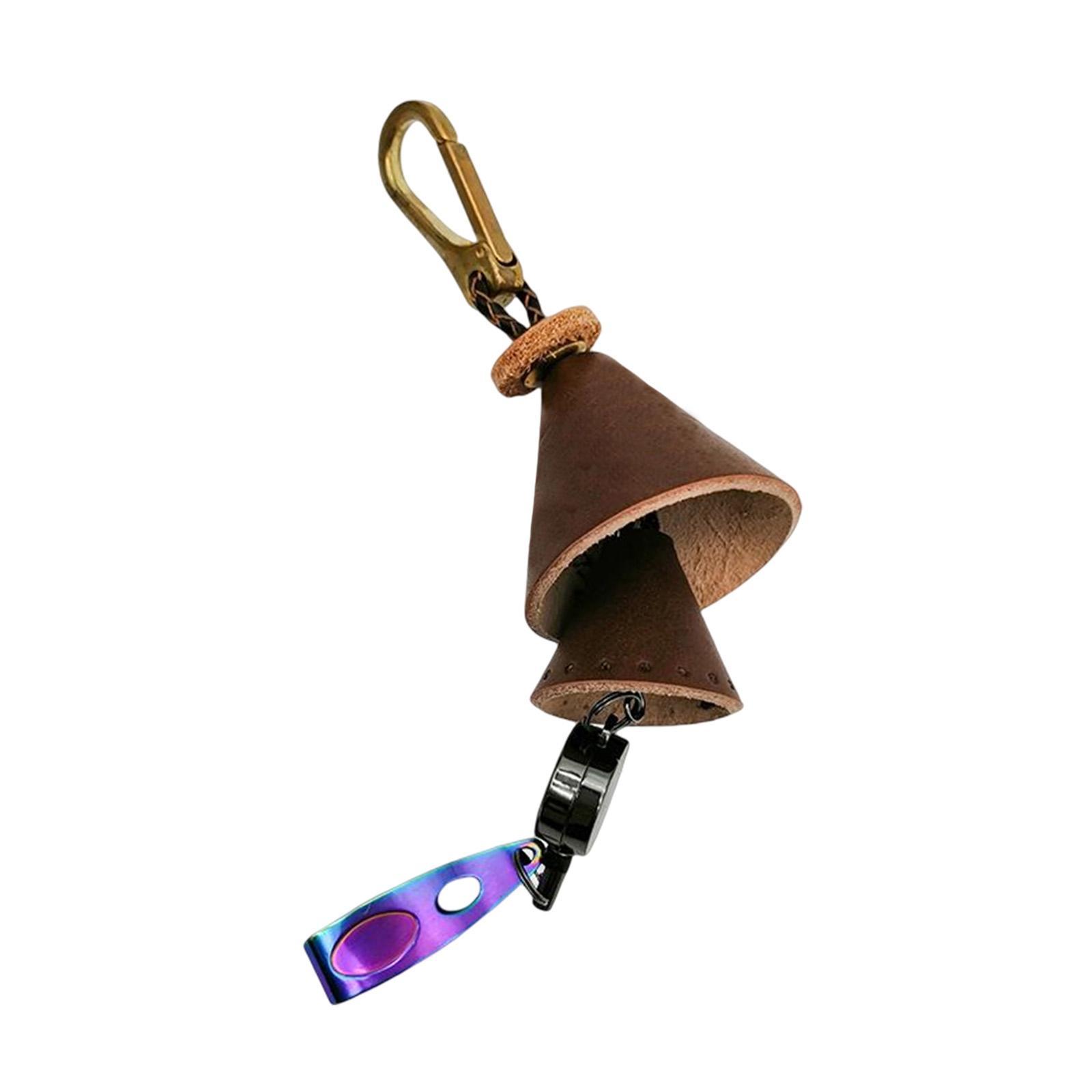 Lure Sequin Bell Bag with Buckle Supplies Outdoor with Hook Hole Hanger