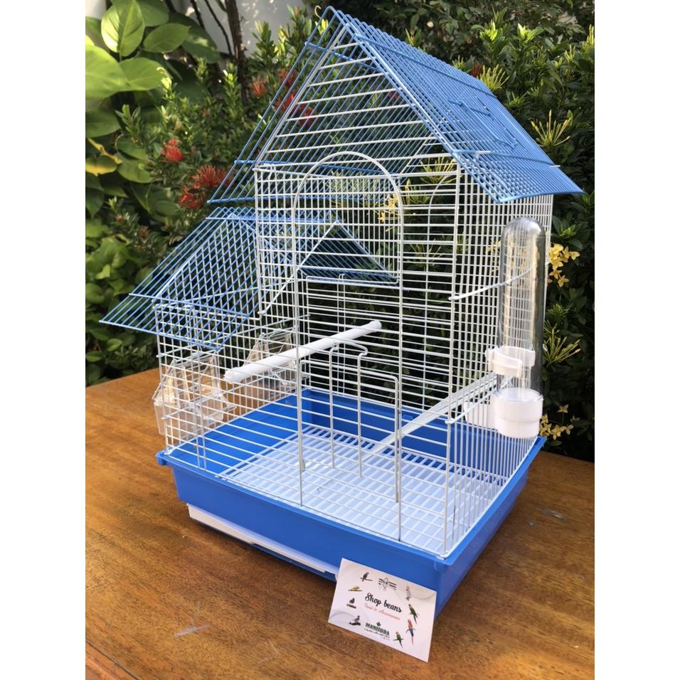 Lồng , chuồng mái nhà nhỏ mã 005 dùng nuôi yến hót, và các dòng chim nhỏ, vẹt nhỏ như lovebird, yến phụng, sóc