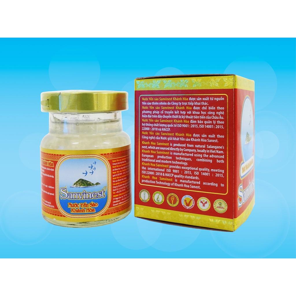 [Hộp 1 lọ] Nước Yến sào Sanvinest Khánh Hòa đóng lọ 70ml - Không đường 102