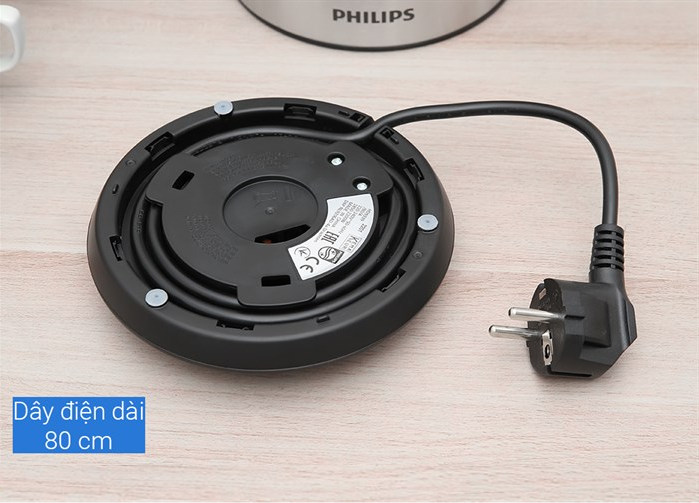 Bình đun siêu tốc Philips HD9339 - 2000W - 1.7 Lít - Hàng Chính Hãng, Bảo Hành Toàn Quốc