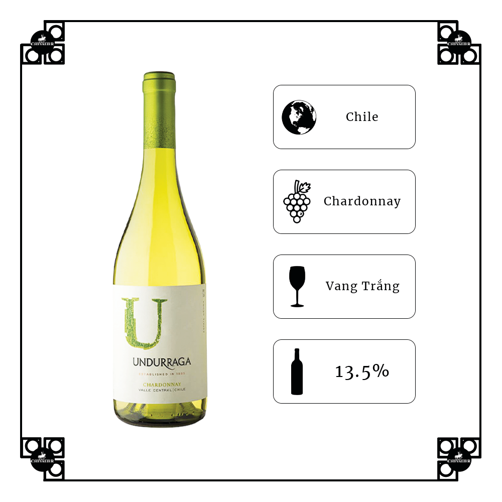 Rượu Vang Trắng Undurraga U Chardonnay