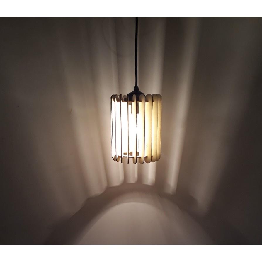 Đèn gỗ DIY trang trí x 10 quả