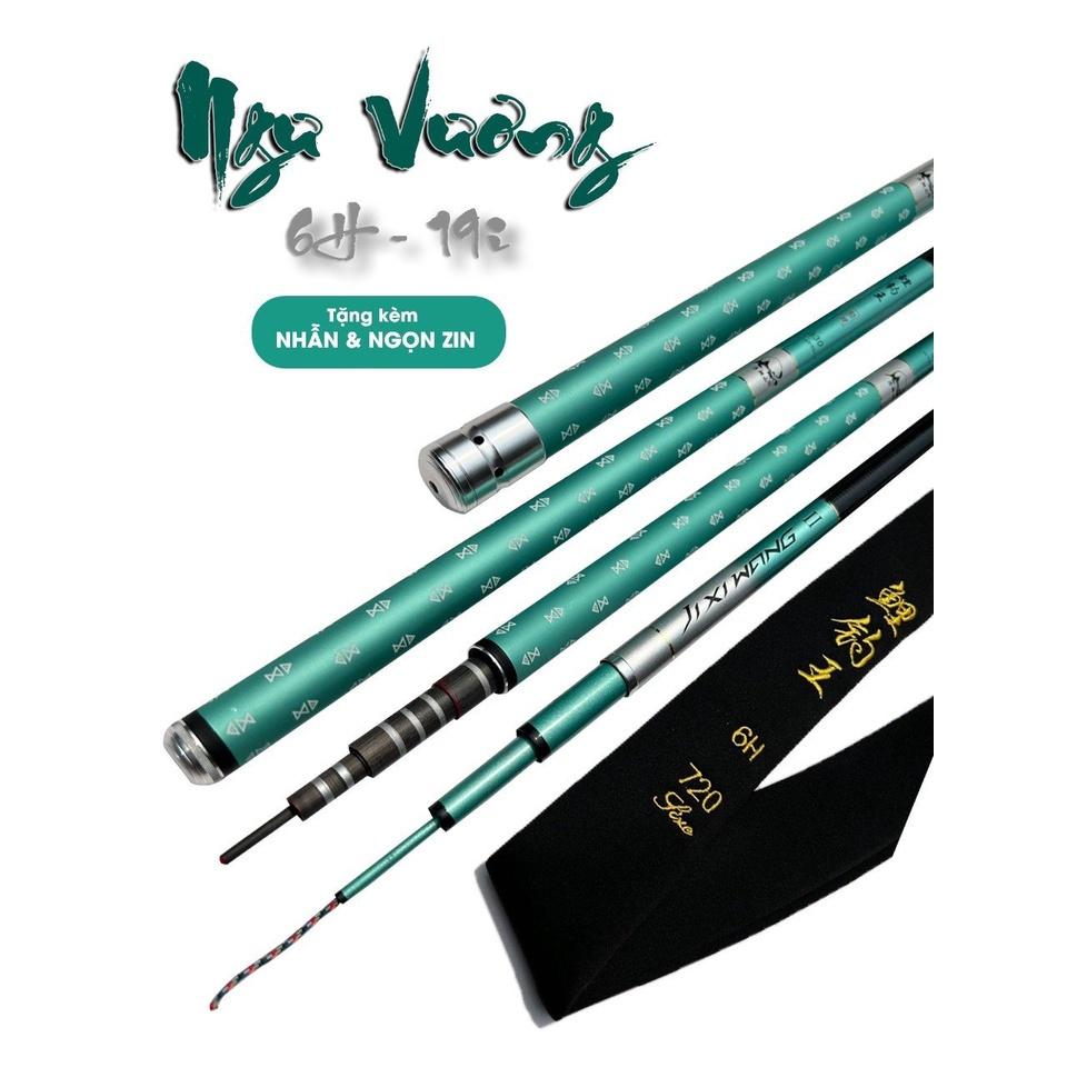 Cần câu tay Ngư Vương 6H 19 tặng kèm nhẫn và ngọn zin