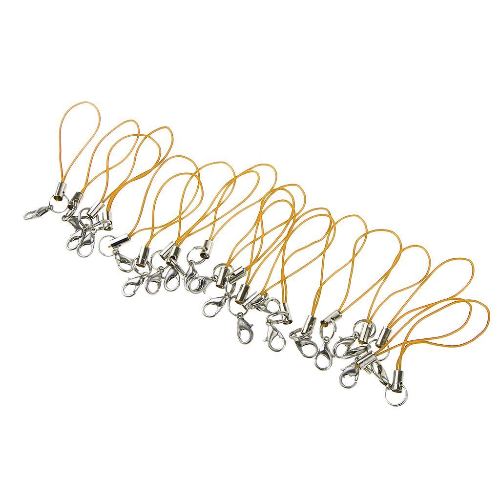 20pcs diy mobile phone handset lounges charms diy rope