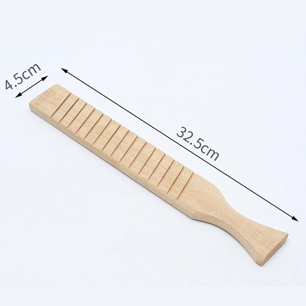2x Wooden Clay Paddle Pottery Tool for Kitchen Clay And Pottery DIY 2 Sizes