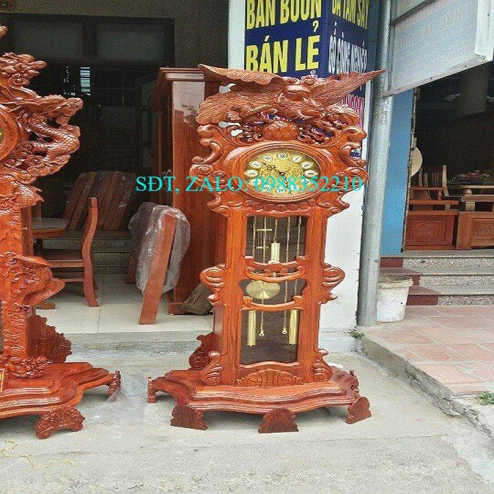 Đồng hồ cây gỗ hương - Bình Long