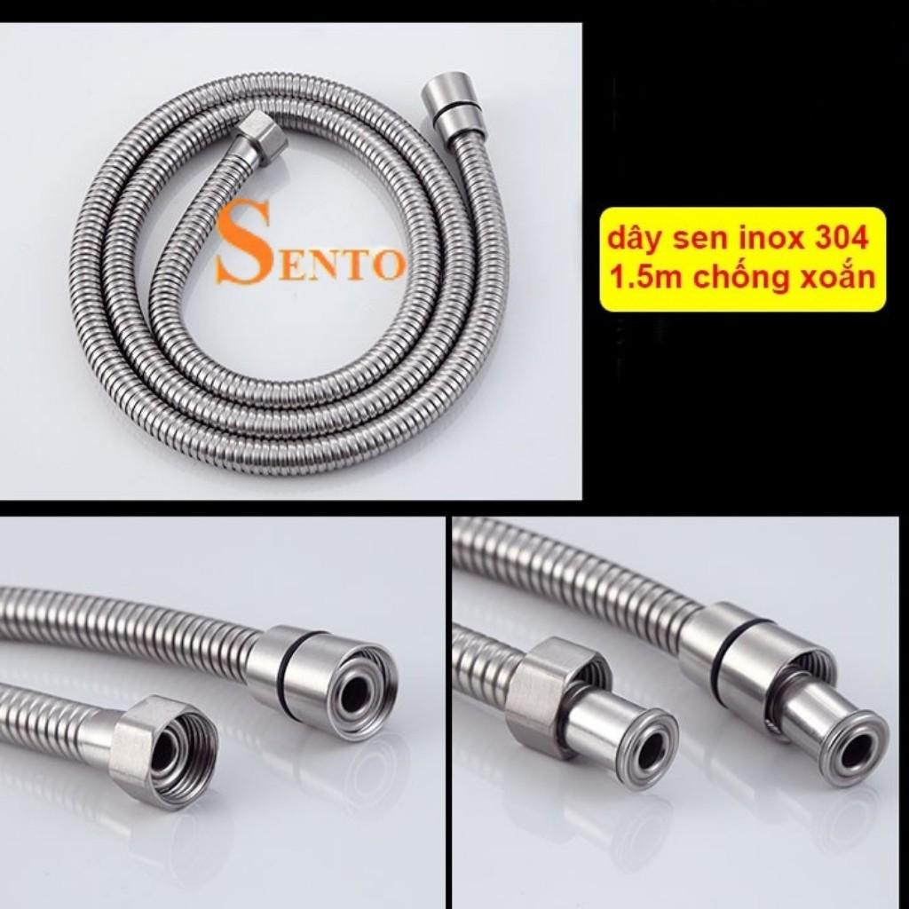 Sen Cây Tắm Đứng Nóng Lạnh Treo Tường Inox304 SENTO Hàng Cao Cấp Nhập Khẩu Chính Hãng