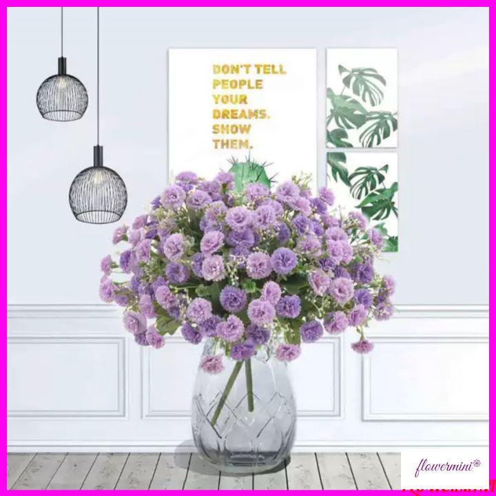 Bó hoa phăng giả điểm baby cao cấp 30cm nhiều màu trang trí nhà cửa, decor quán cà phê, nhà hàng cực xinh HF-01