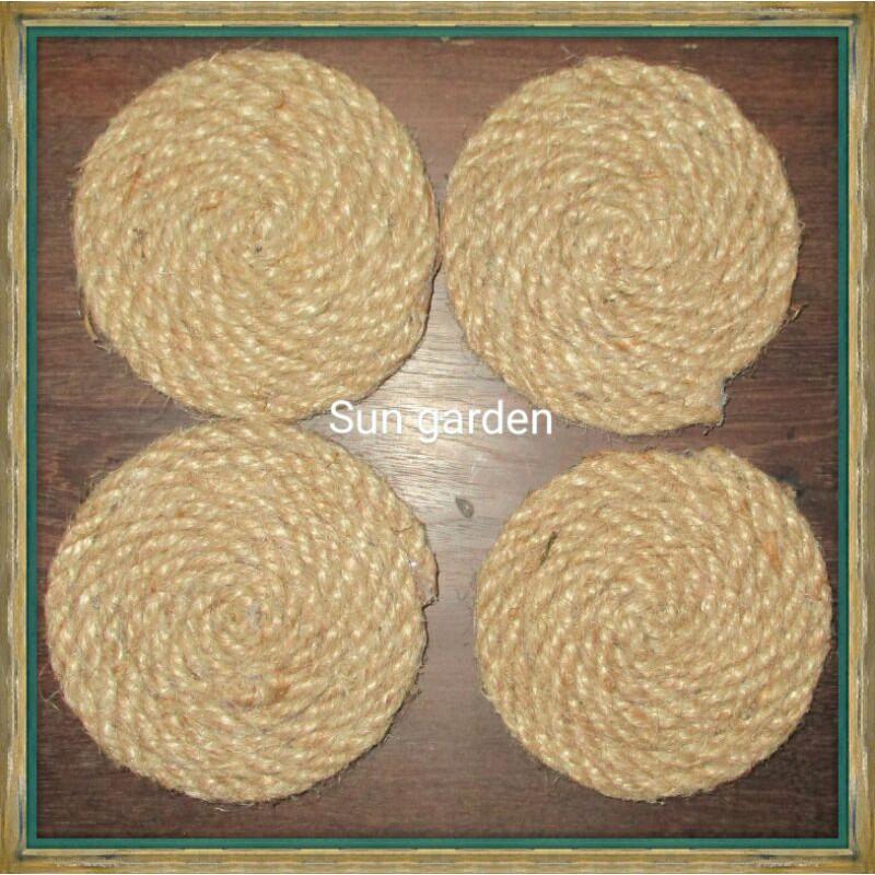 ĐẾ LÓT LY CỐC VẬT TRANG TRÍ DÂY THỪNG ĐAI VINTAGE