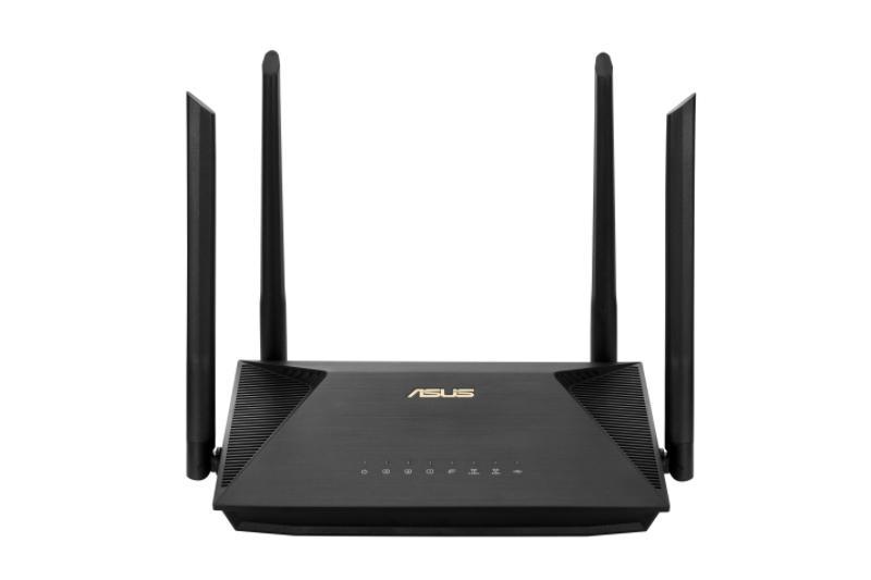 Bộ Phát Sóng Wifi Router Chuẩn Wifi 6 Băng Tần Kép Asus AX53U Đen - Hàng chính hãng